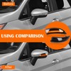 doiplent [2pcs] Side Mirror Turn Signal Lights for Ford Fiesta