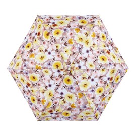 [Moonbat] Esta Rain Umbrella, Folding Umbrella, UV Protection, Windproof, Compact, Print 10318, 10319, 10320, 10321, 10322, yellow