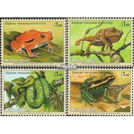 UN - Geneva 537-540 (complete.issue.) fine used/cancelled 2006 Amphibians and Reptiles (Stamps for collectors) Amphibians/reptiles/dinosaurs