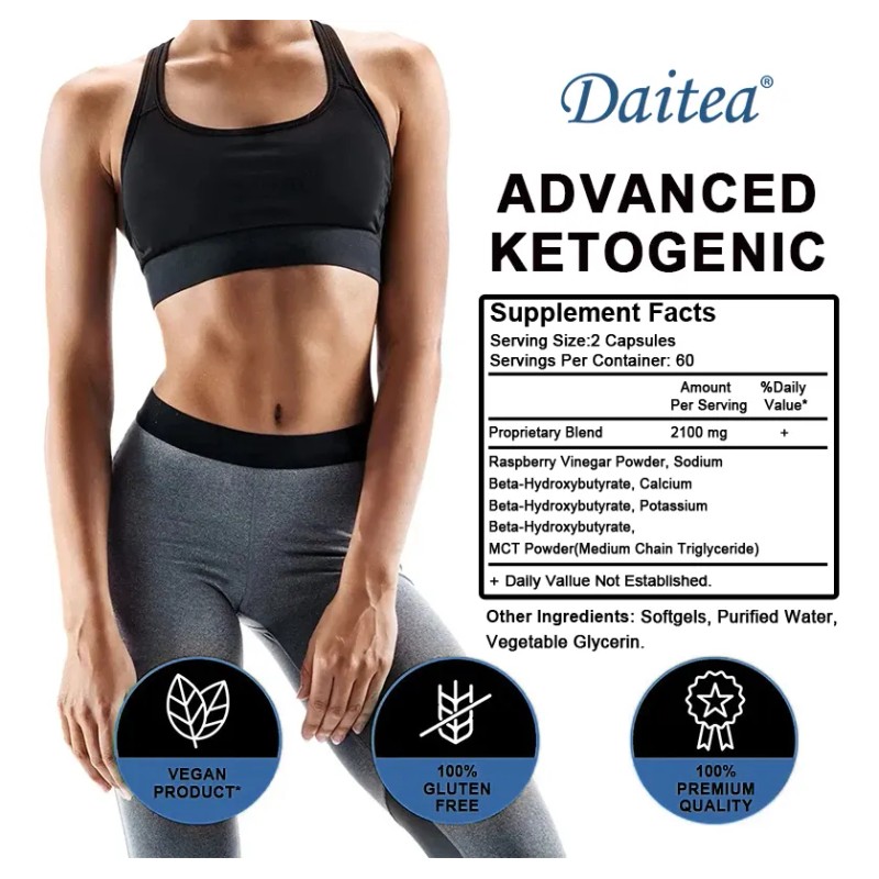 Cpsulas Daitea Ketone Bhb. 120 Cpsulas Sin Sabor