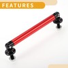 Partuto 2pcs 100mm/3.94in Car Splitter Support Rods Adjustable Front Rear