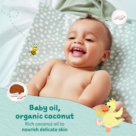Childs Farm | Baby Oil 75ml | Organic Coconut Oil | Suitable for Dry, Sensitive & Eczema-prone Skin