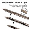 Powder Sampler, Stainless Steel Three Zone Grain Probe Sampler, 20