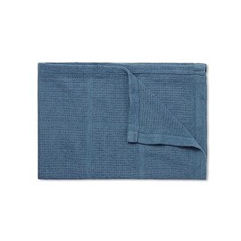 MORI Baby Premium Breathable Bamboo-Cotton Blanket in Dark Blue – Ideal for Swaddling Newborn Boys and Girls – Perfect for Year-Round Comfort – 70 x 100 cm