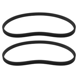 VGOL 2PCS 4PJ457 Drive Belt Rubber Timing Belt 180J Closed Loop Timing Band Synchronous Belt Rubber Training Belt 9.36mm Width for Lawnmowers Black