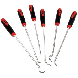 Performance Tool W942 Multi-shaped And Angled Hook And Pick Tool Set F