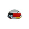Mondrian - Composition with Large Red Plane - Domed Glass