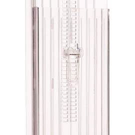 iDesign Plastic Adjustable Deep Drawer Divider, Kitchen, Dresser, Desk, Bathroom and More, The Linus Collection – Set of 4, Expandable 13.25” – 20.75”, Clear