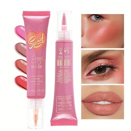 Liquid blush, hydrated skin, lip makeup and cheek makeup dual-use, long-lasting makeup, natural skin-friendly, effective waterproof, effective brightening matte highlight face
