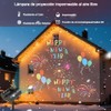Purplecrystal Proyector Luces LED Navidad Halloween Exterior 64 Patrones