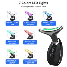 Face Massager, Anti-Wrinkle Face Device with 3 Modes, Firming Wrinkle Removal Facial Massager Tool for Face and Neck for Women (Black)