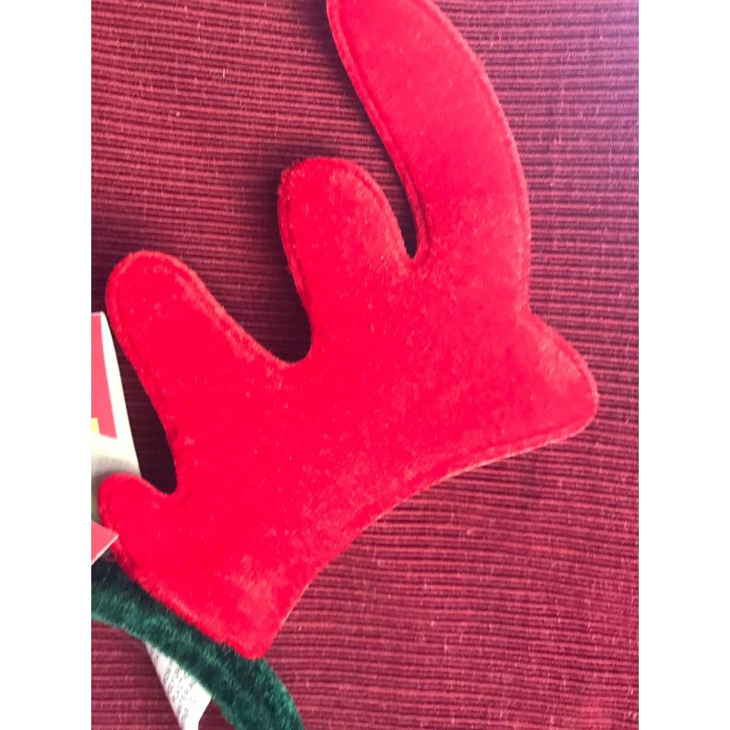 Reindeer Antlers 10” New Red And Green Christmas Play Program