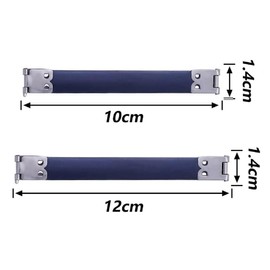 Handbag Hinges, Kiss Clasp, Spring Clip, Flex Pocket Clasps, Metal Internal Flex Frame, 20 Pieces, Kiss Clasp Frame for Bags, Spring Clasp for DIY Craft, Purse, 10 cm, 12 cm