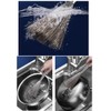 Natiform 3pcs Stainless Steel Brush Skillet Washing Kitchen Skill