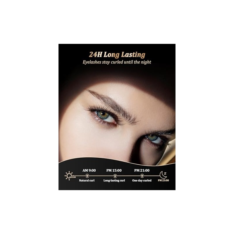 Heated Eyelash Curlers - Eye Lash Curler Heat with Eyelash