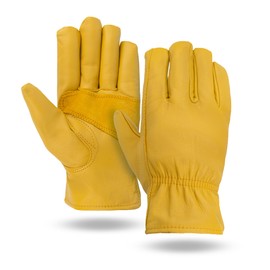 Illinois Glove Company Winter Lined Premium Goatskin Leather Gloves Style 46 (1 Pair) (Large)