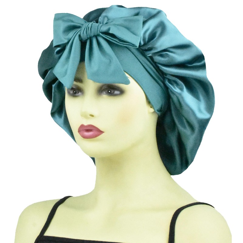 Silk Bonnet for Sleeping Women Curly Hair Long Hair Braids,