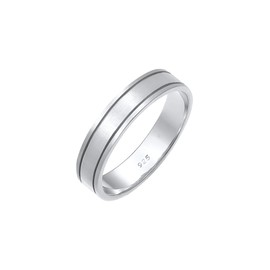 Elli Premium Women's Subtle Wedding Ring 925 Sterling Silver, Sterling Silver, None