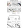 Bathroom Safety Grab Bars Stainless Steel (2Pack) 12-Inch 1.25" Diameter