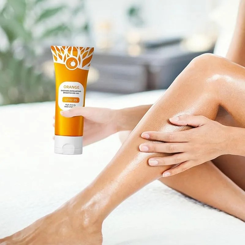 Gel Exfoliante Naranja Para Rostro Y Cuerpo, 2025 New Deep