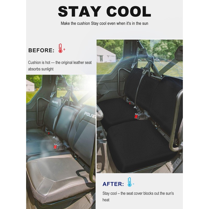 ZIDIYORUO UTV Seat Cover for Polaris Ranger 1000 2020-2025 &