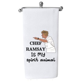 Hk Chef Ramsay Kitchen Towel Cooking Show Gifts Chef Ramsay Fans Gift Chef Ramsay Is My Spirit Animal (CHEF RAMSAY towel ca)