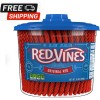 RED VINES Twists Original Red Licorice Bulk Candy Jar (5