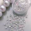 Hi Uni Mini Crystal Ice Stone Nail Art Design Parts, 1 Piece, Aurora / 하이유니 미니 크리스탈 얼음 스톤 네일 아트 디자인 파츠, 1개, 오로라