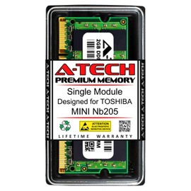 A-Tech 2GB RAM for Toshiba Mini NB205 | DDR2 800MHz SODIMM PC2-6400 200-Pin Non-ECC Memory Upgrade Module