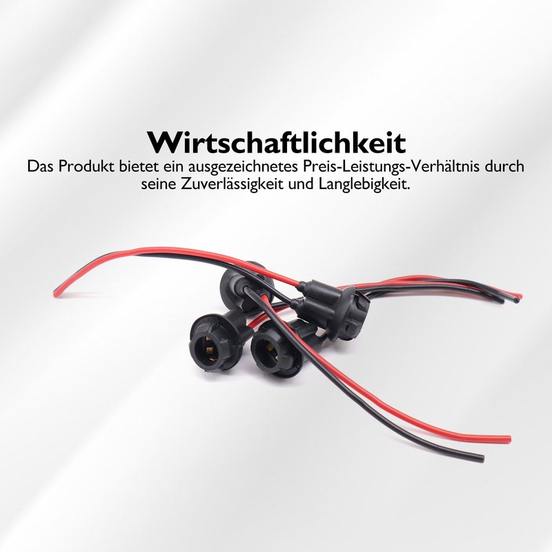 HISports 4pcs T10 194 921 Rubber Lamp Holder Rubber Socket