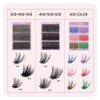 ANNAFRIS Cluster Lashes 30D+40D+50D Individual Eyelashes 300Pcs False Lashes Individual