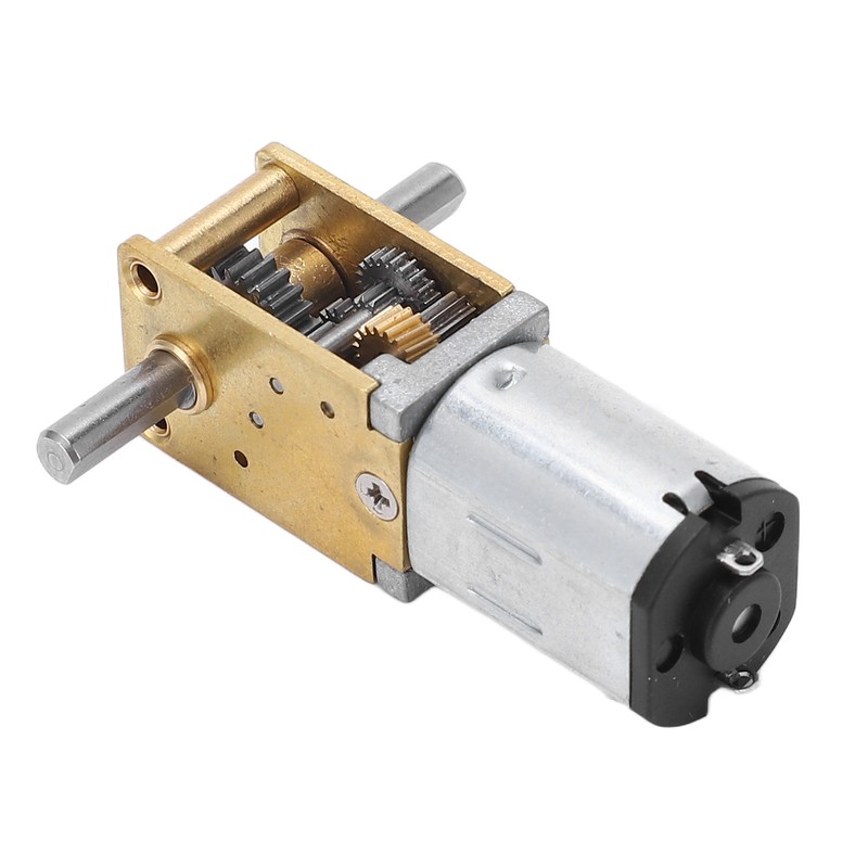 Gear Motor Speed Reduction Dual Output Shaft Worm Brushed Large
