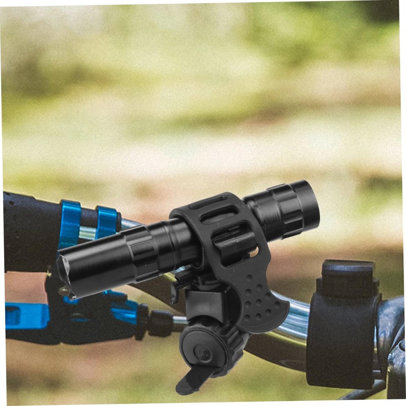 Mikinona Bike Flashlight Mount Handlebar Bracket for Bicycles Durable Torch
