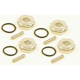 GPM Racing AGM1010E08 Monster Gt Silver Aluminum 14x5mm Drive Adaptor