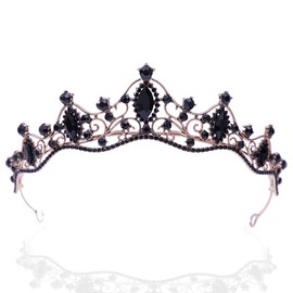 ZOOMPIL Baroque Bridal Crowns, Wedding Bridal Crystal Tiara, Crystal Tiara Crown, For Bride, Wedding, Prom, Birthday, Hairpin, Wedding Party, Metal, Rhinestones