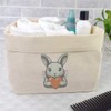 Large 'Pastel Sweetheart Bunny' Canvas Organiser/Storage Bag (OR00033491)