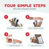 DASH Safe Slice® Mandoline Slicer, Julienne + Dicer for Vegetables,