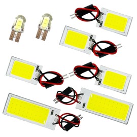 KaoKaoMarket Honda RC1 RC2 Full Explosion T10 LED Room Lamp Set, Interior Light, COB, Full Luminous, White Parts