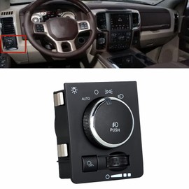 SEBLAFF Headlight Switch Replacement Car Switches for 2013 2014 2015 2016 2017 2018 2019 2020 2021 Ram 1500 2500 3500 4500 5500 68146507AA 68189154AA