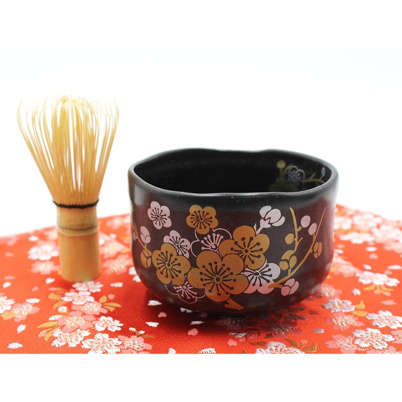 Waraku Fuuka Japanese Traditional Mino Ware Handcrafted Mini Matcha Chawan