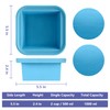 Kinggrand Kitchen 2 Cup Silicone Freezer Trays with Lid 4