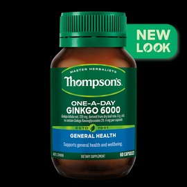 Thompsons One-A-Day Ginkgo 6000mg 60 Capsules