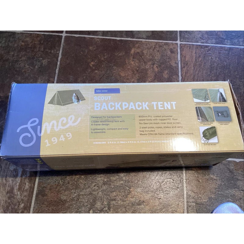 Stansport 2 Person Scout Nylon A Frame Tent Outdoor Camping