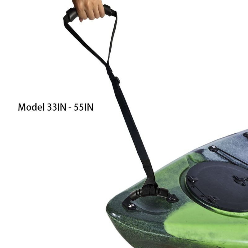Dokoshia Kayak Stand Up Assist Strap Canoe Drag Handles Adjustable