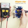 WGGE WG-011 Soft Silicone Test Lead and Safety Alligator Clips,Multimeter
