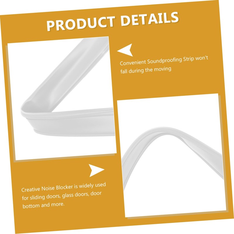 Gadpiparty Door Bottom Windproof Seal Strip for Soundproofing Flexible Draft