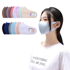 BYT Fit Masks, Pack of 10, Prevents Ear Pain, Easy to Breathe, Elastic, Washable Mask (Blue, 10 Pieces, Kids)