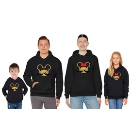 Natural Underwear Safari Animal Kingdom Ears Family Matching Hoodie Toddler Girl Black 2 Years