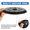 5 Inch 8 Hole Hook and Loop Replacement Backing Pad