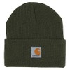 Carhartt unisex child Acrylic Watch Cold Weather Hat, Olive, 2-4